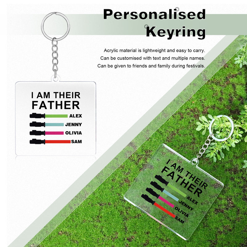 Custom Square Keychain
