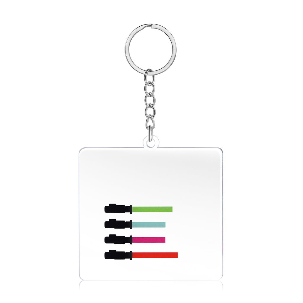 Custom Square Keychain