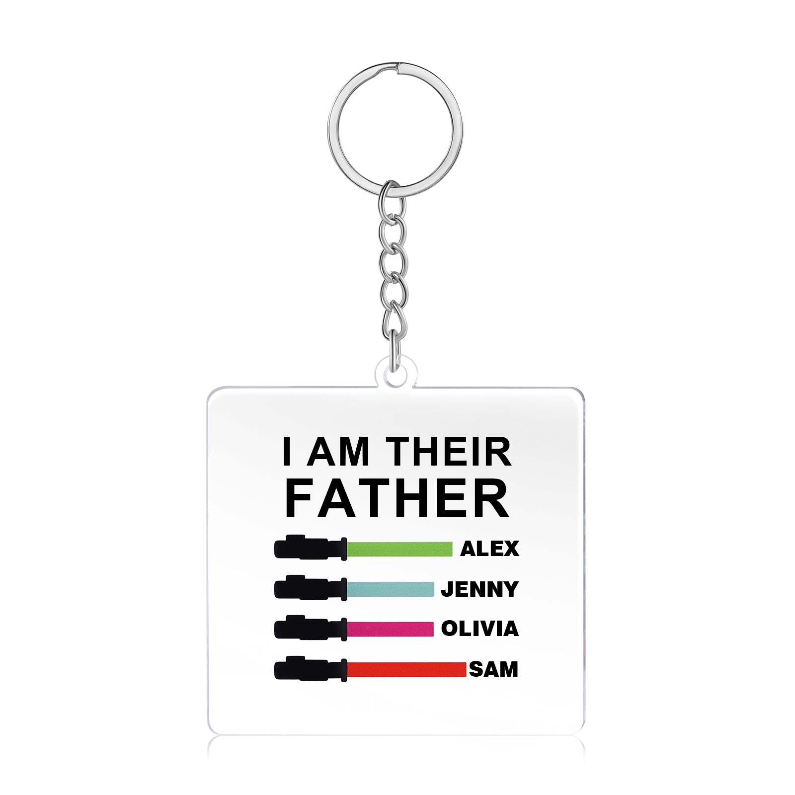Custom Square Keychain