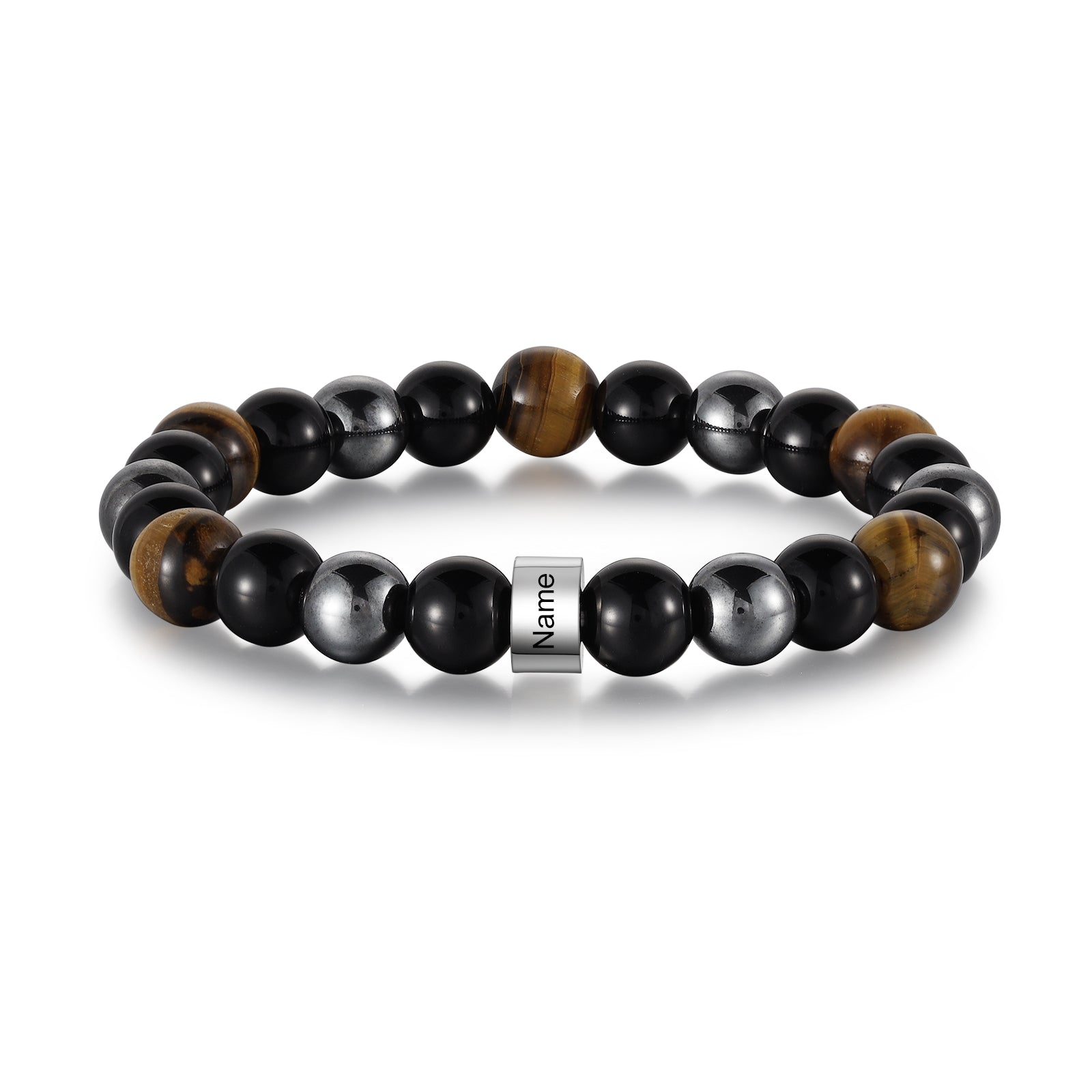 Custom Volcanic Stone Bracelet