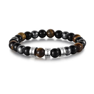 Custom Volcanic Stone Bracelet