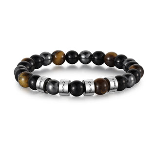 Custom Volcanic Stone Bracelet