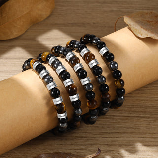 Custom Volcanic Stone Bracelet