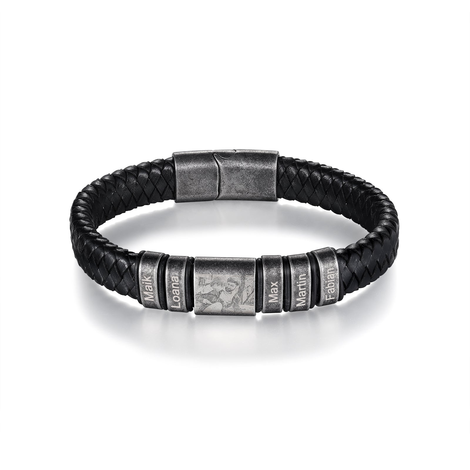 Custom Name Photo Bracelet