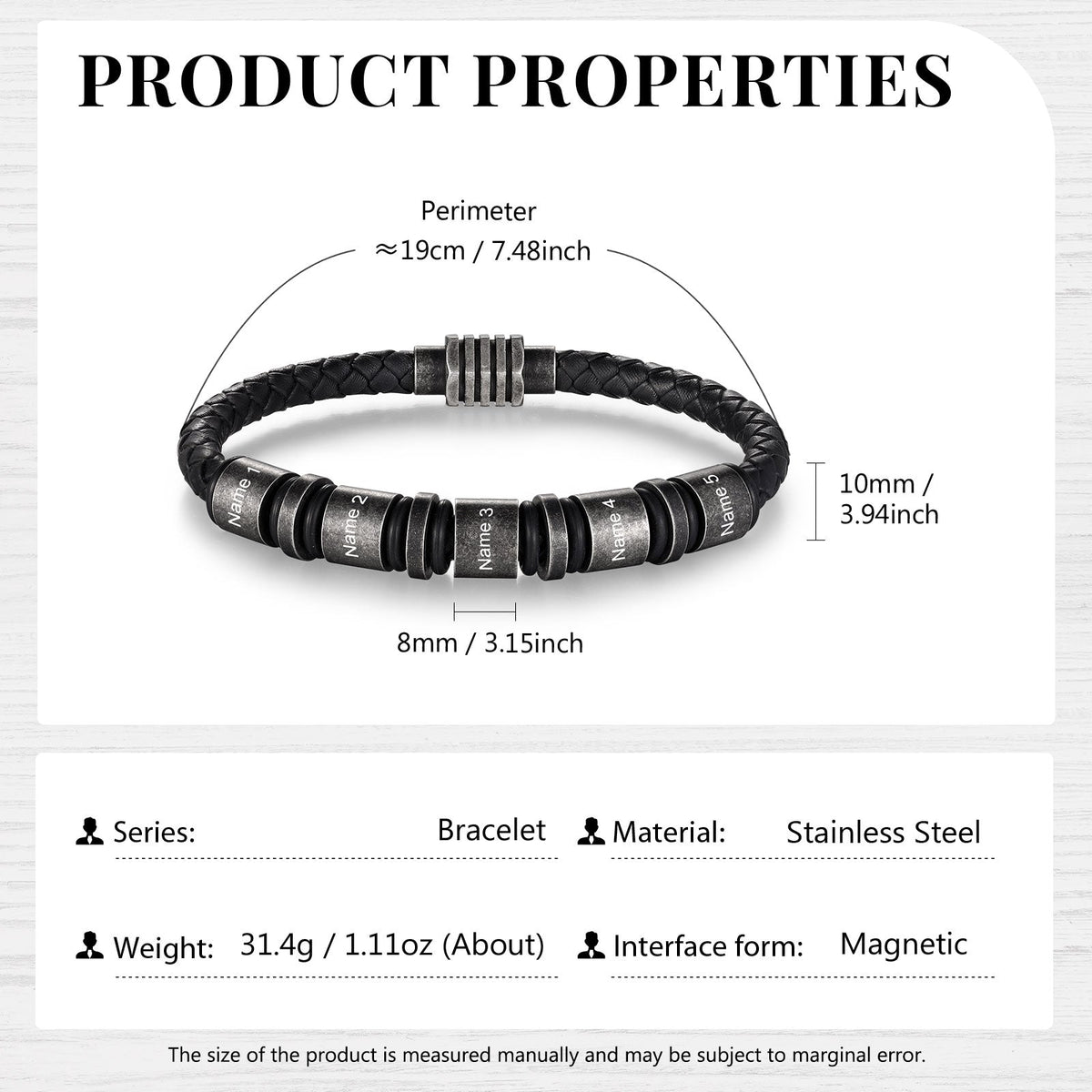 Custom Name Vintage Bracelet