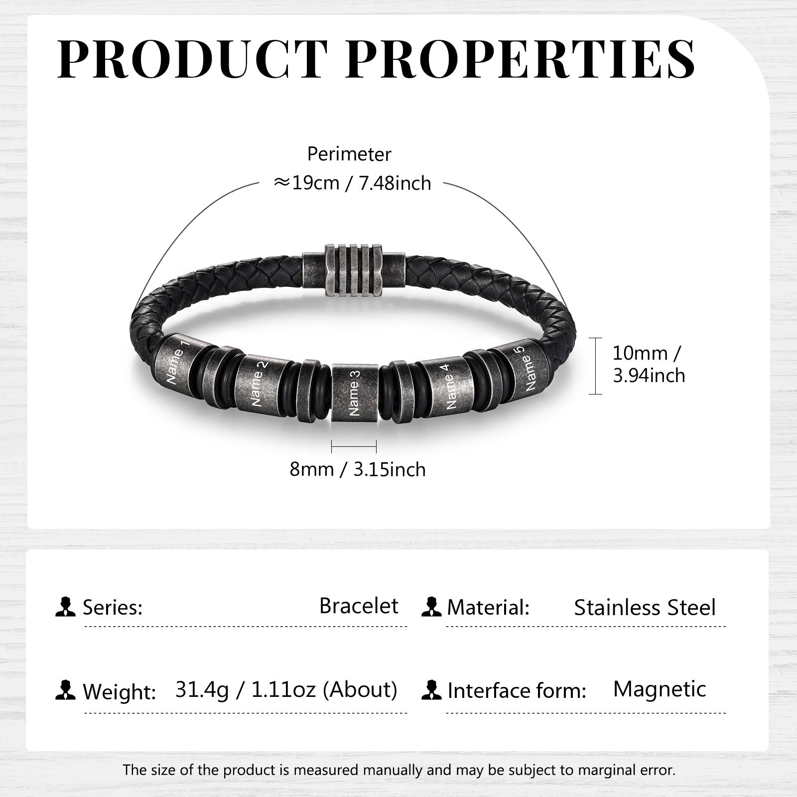 Custom Name Vintage Bracelet