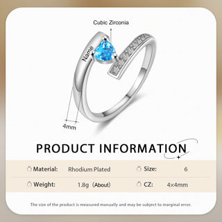 Custom Birthstone Ring