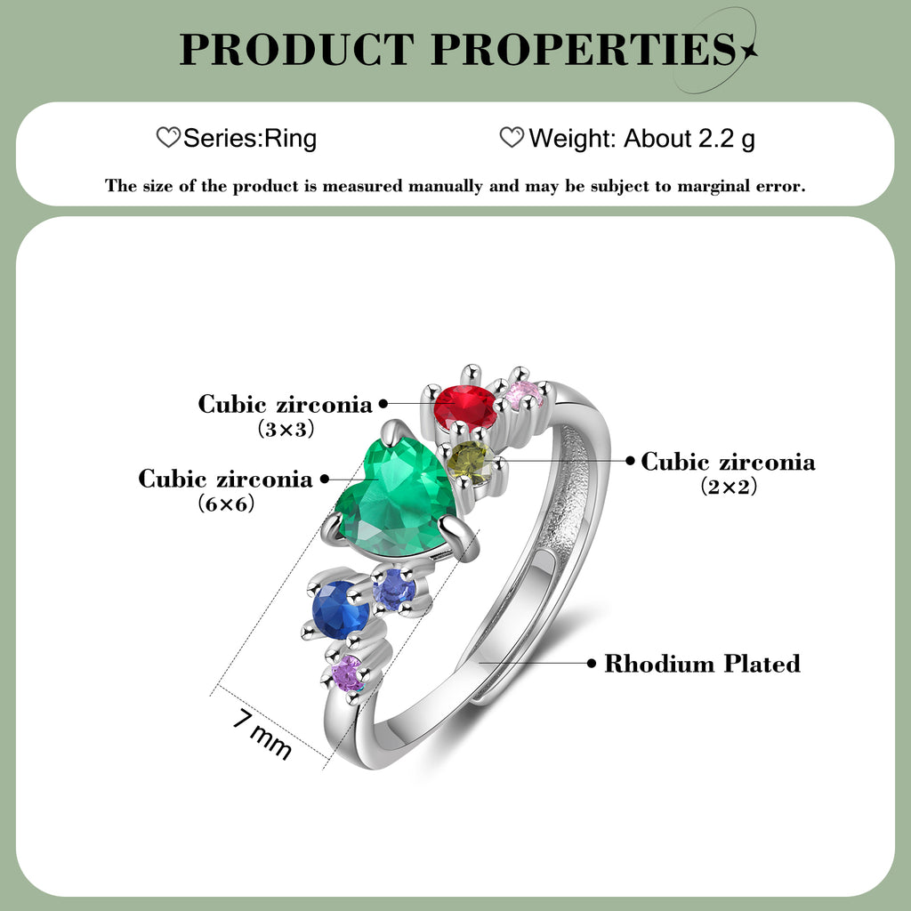 Custom Birthstone Ring