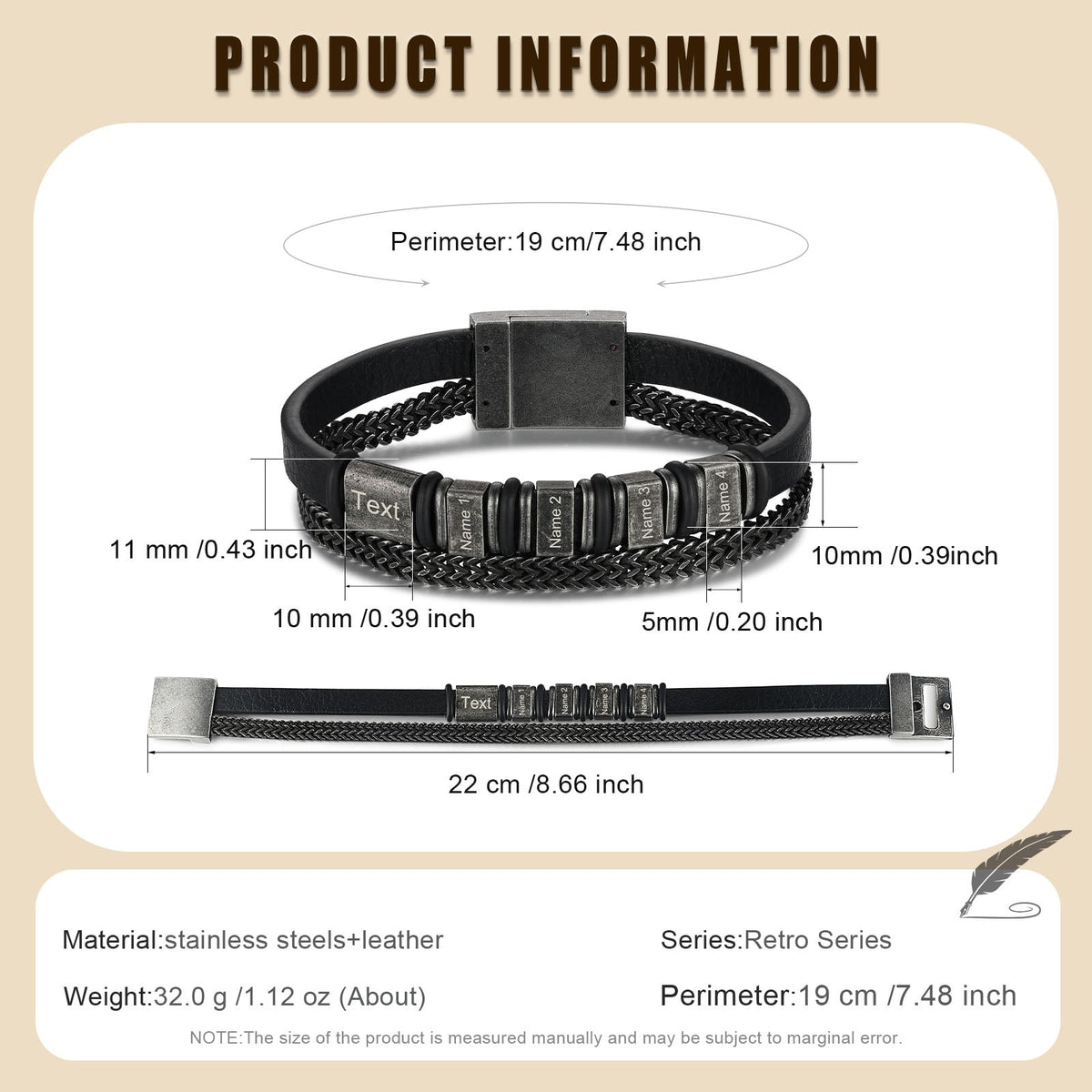 Custom Vintage  Bracelet
