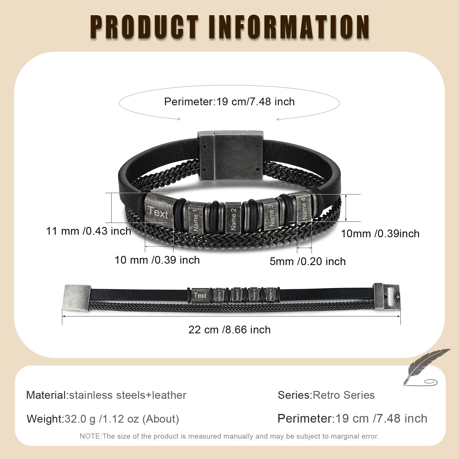 Custom Vintage  Bracelet