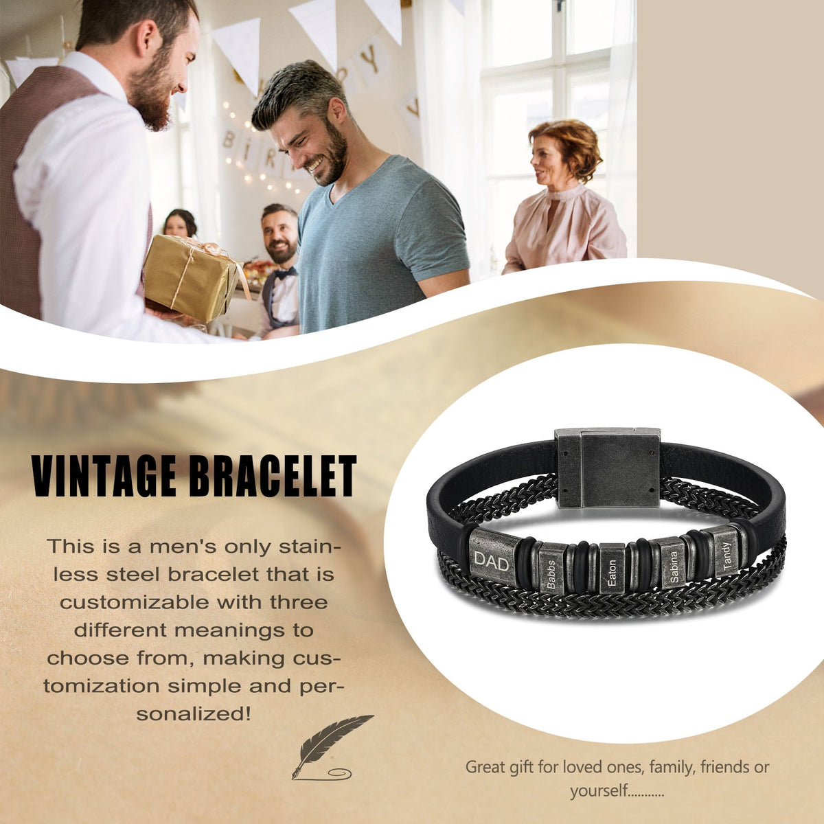 Custom Vintage  Bracelet