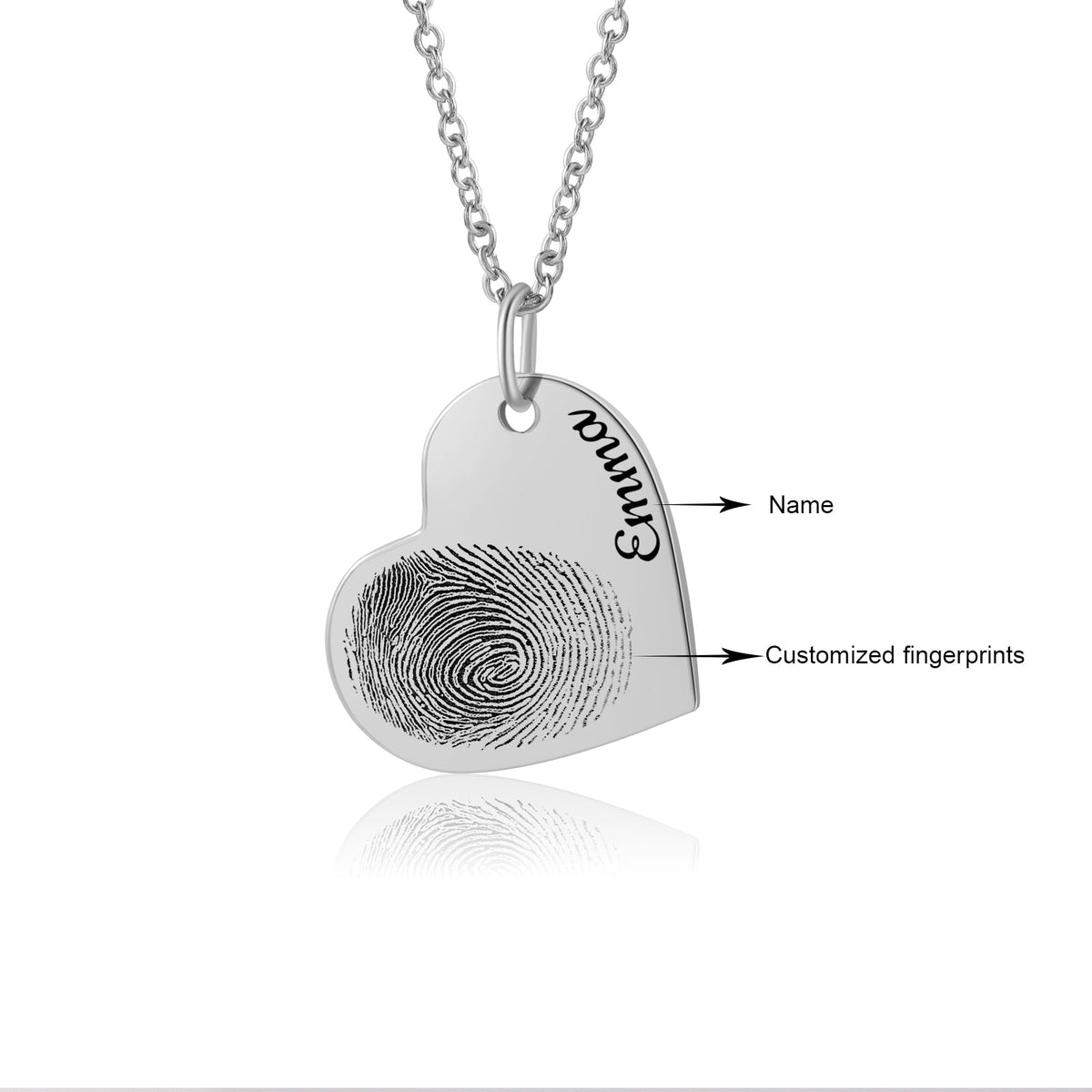 Custom Heart Shaped Necklace