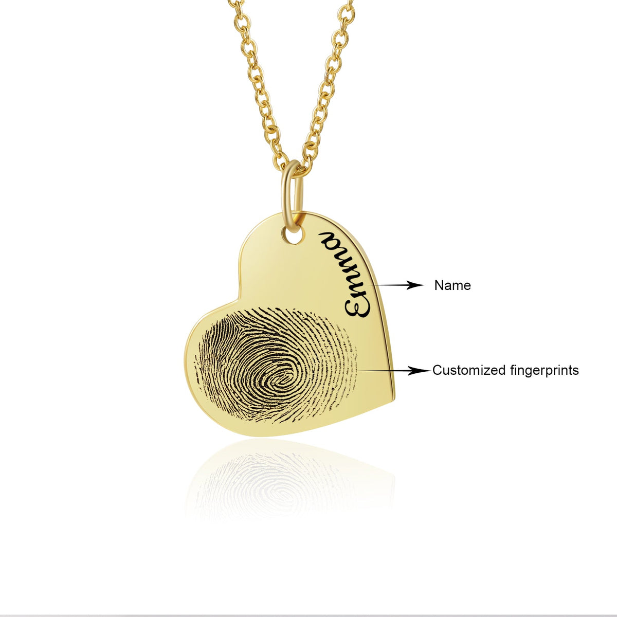 Custom Heart Shaped Necklace
