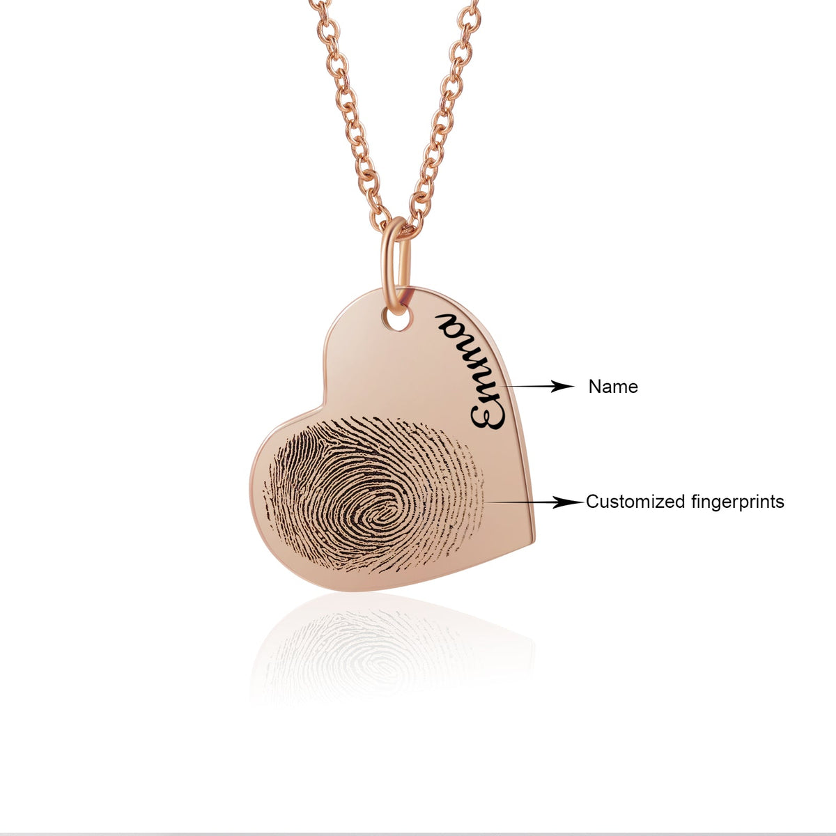 Custom Heart Shaped Necklace