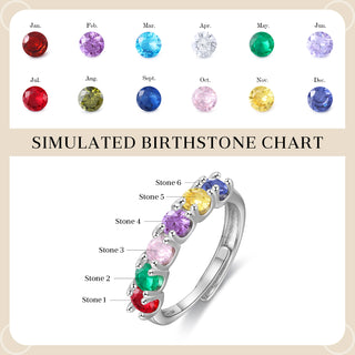 Custom Birthstone Ring