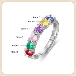 Custom Birthstone Ring