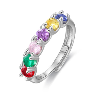 Custom Birthstone Ring
