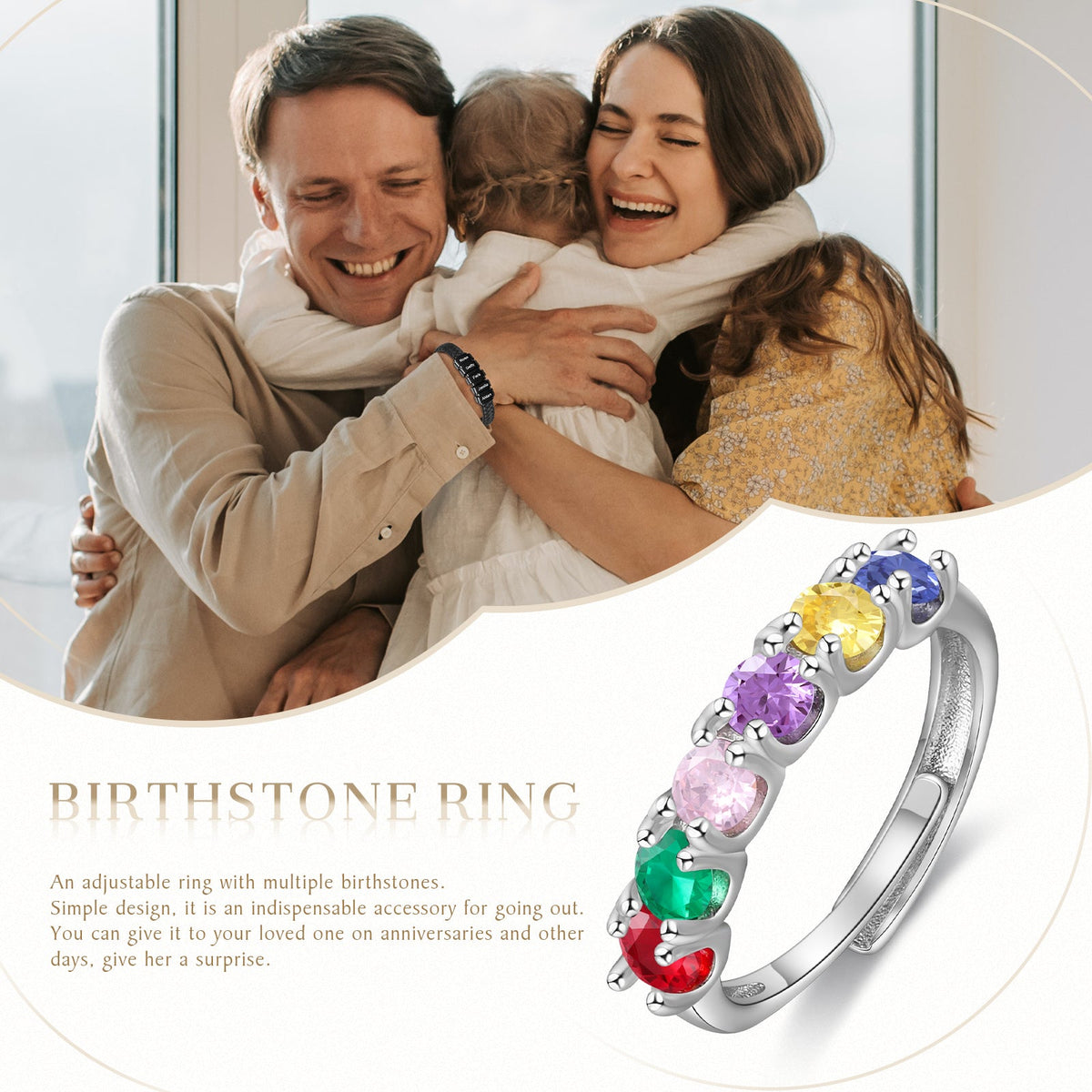 Custom Birthstone Ring