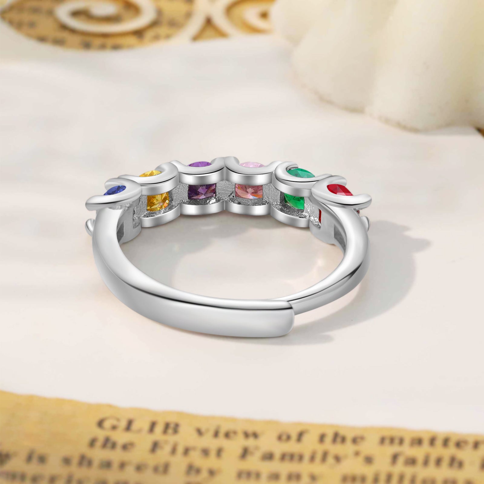 Custom Birthstone Ring