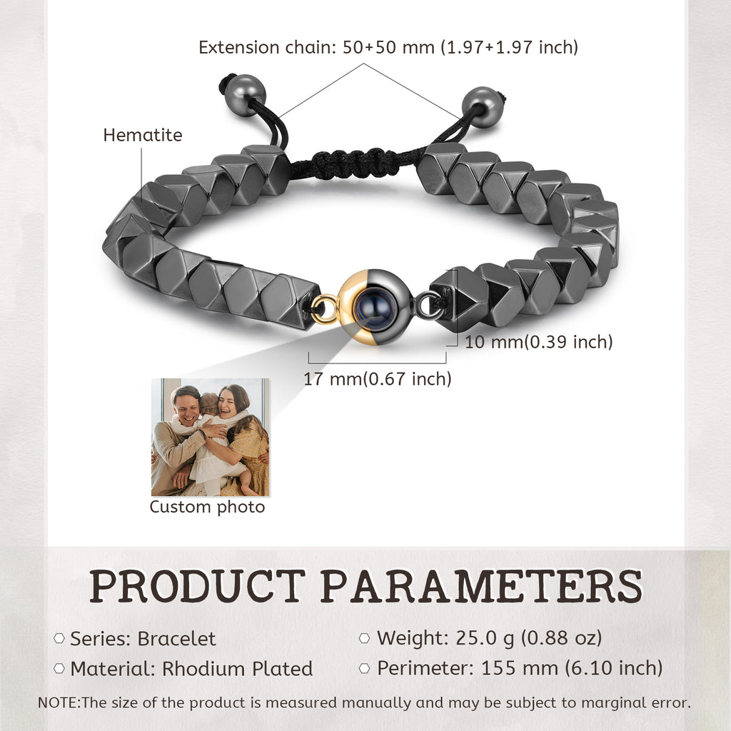 Custom Projection Bead Bracelet
