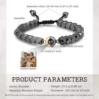 Custom Projection Bead Bracelet