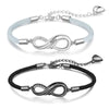 Custom Name Eight-Shaped Couple Bracelet