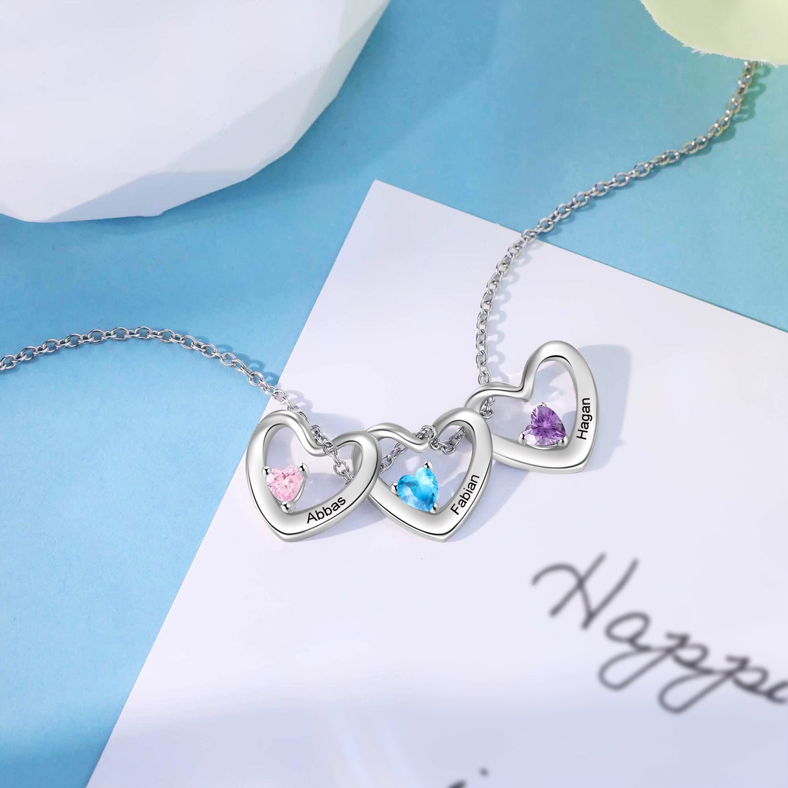 Custom Birthstone Necklace