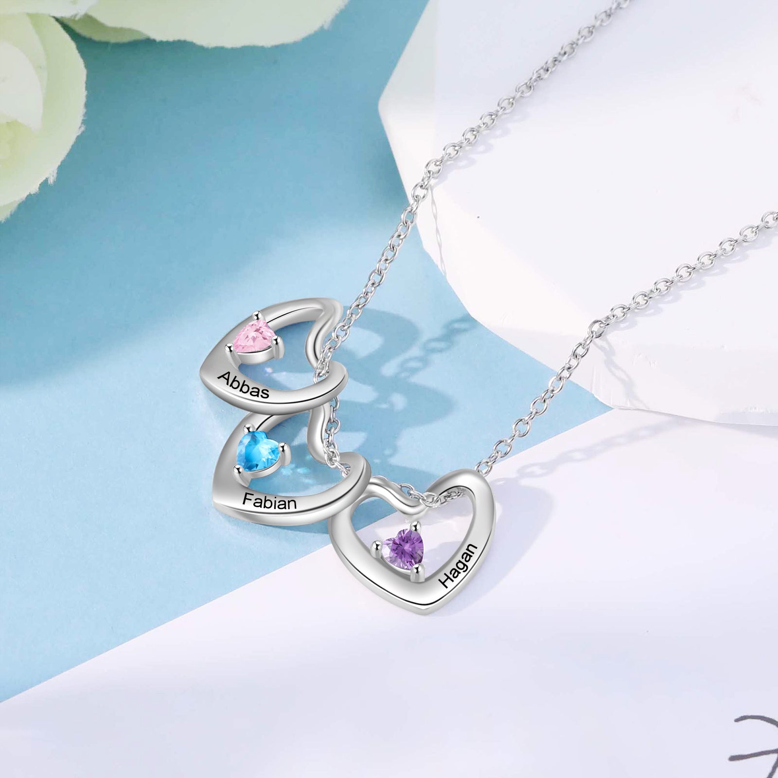 Custom Birthstone Necklace