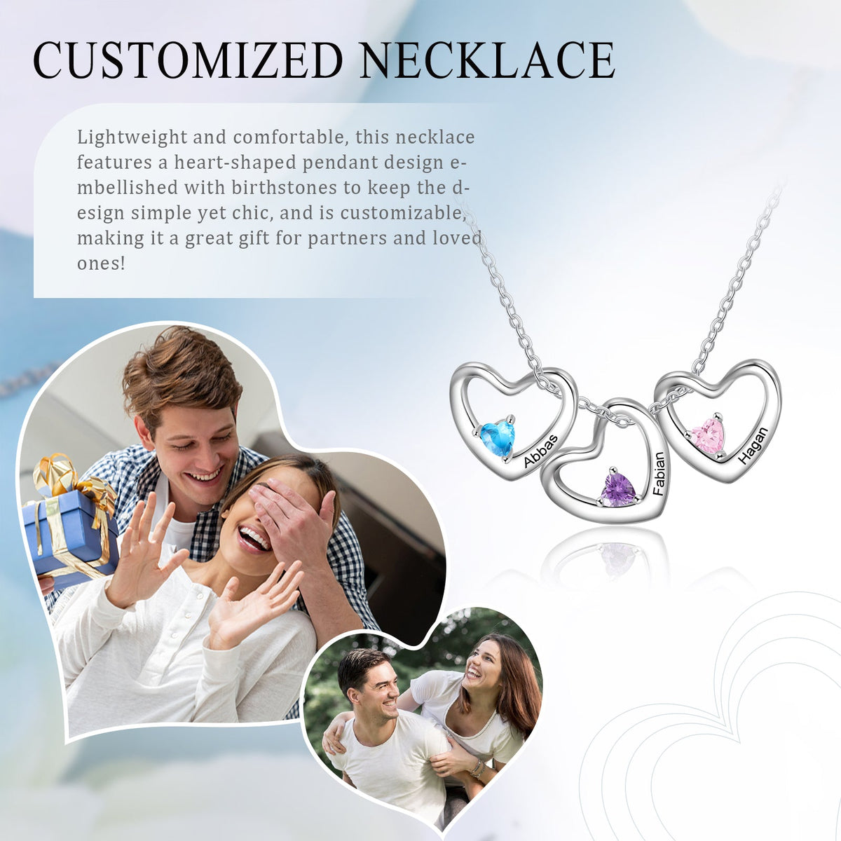 Custom Birthstone Necklace