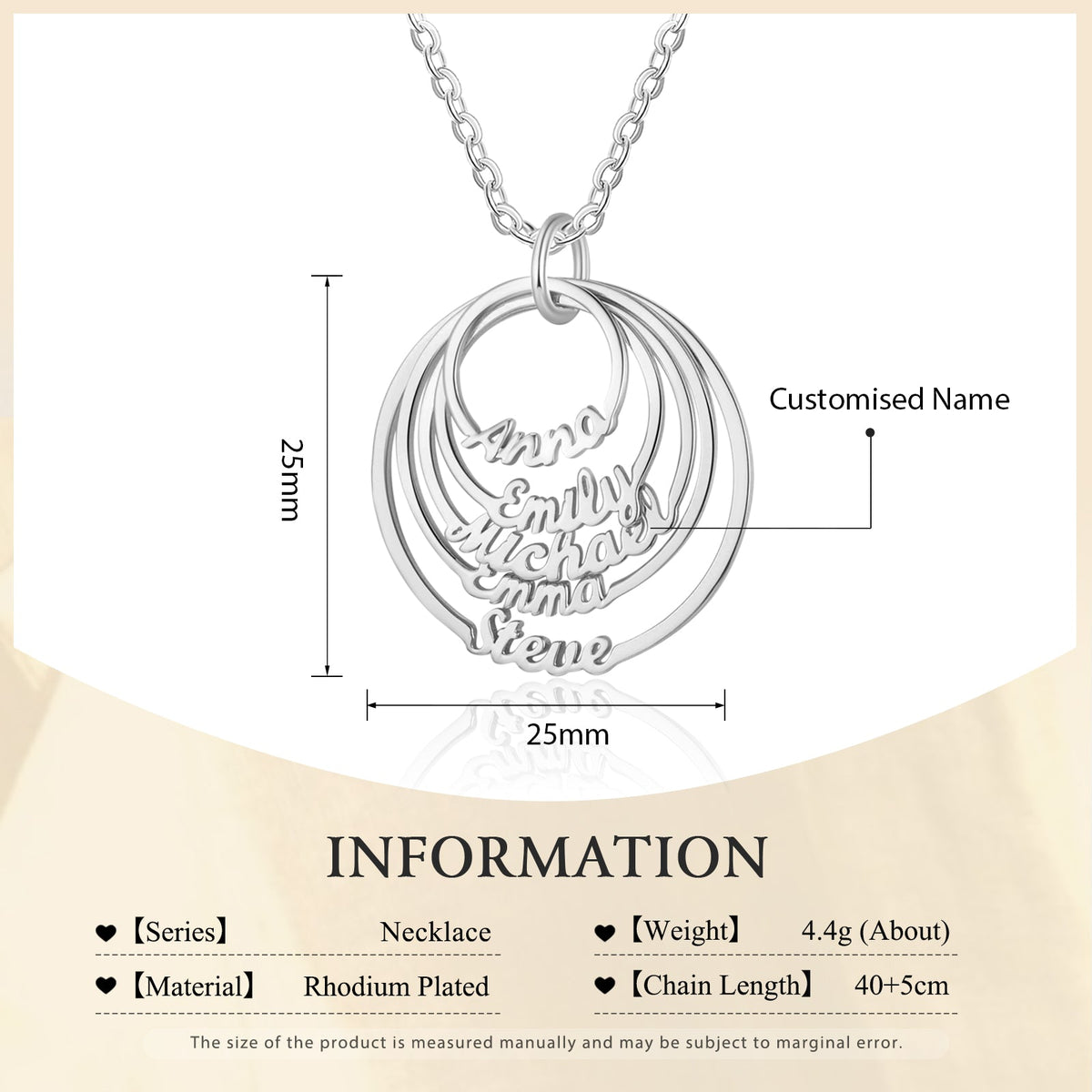 Custom Name Necklace For Women