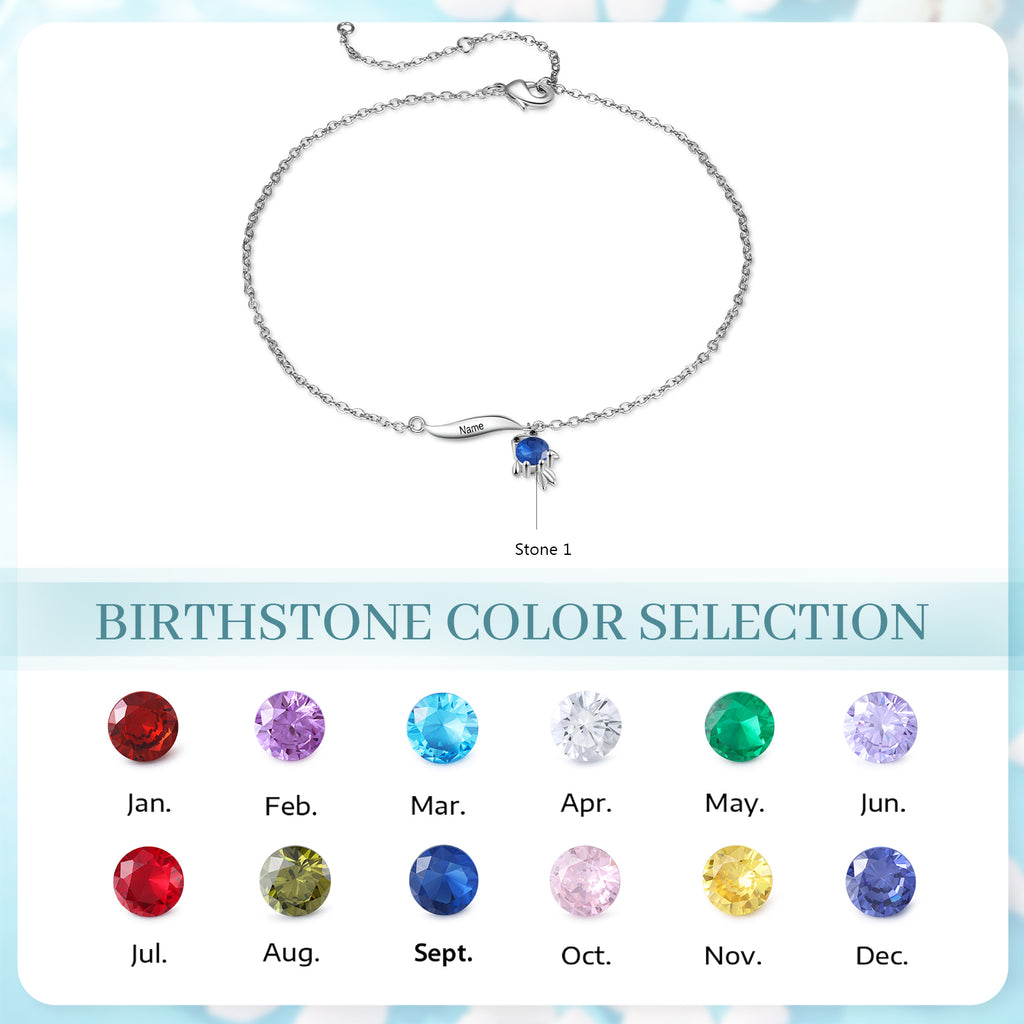 Custom Birthstone Bracelet