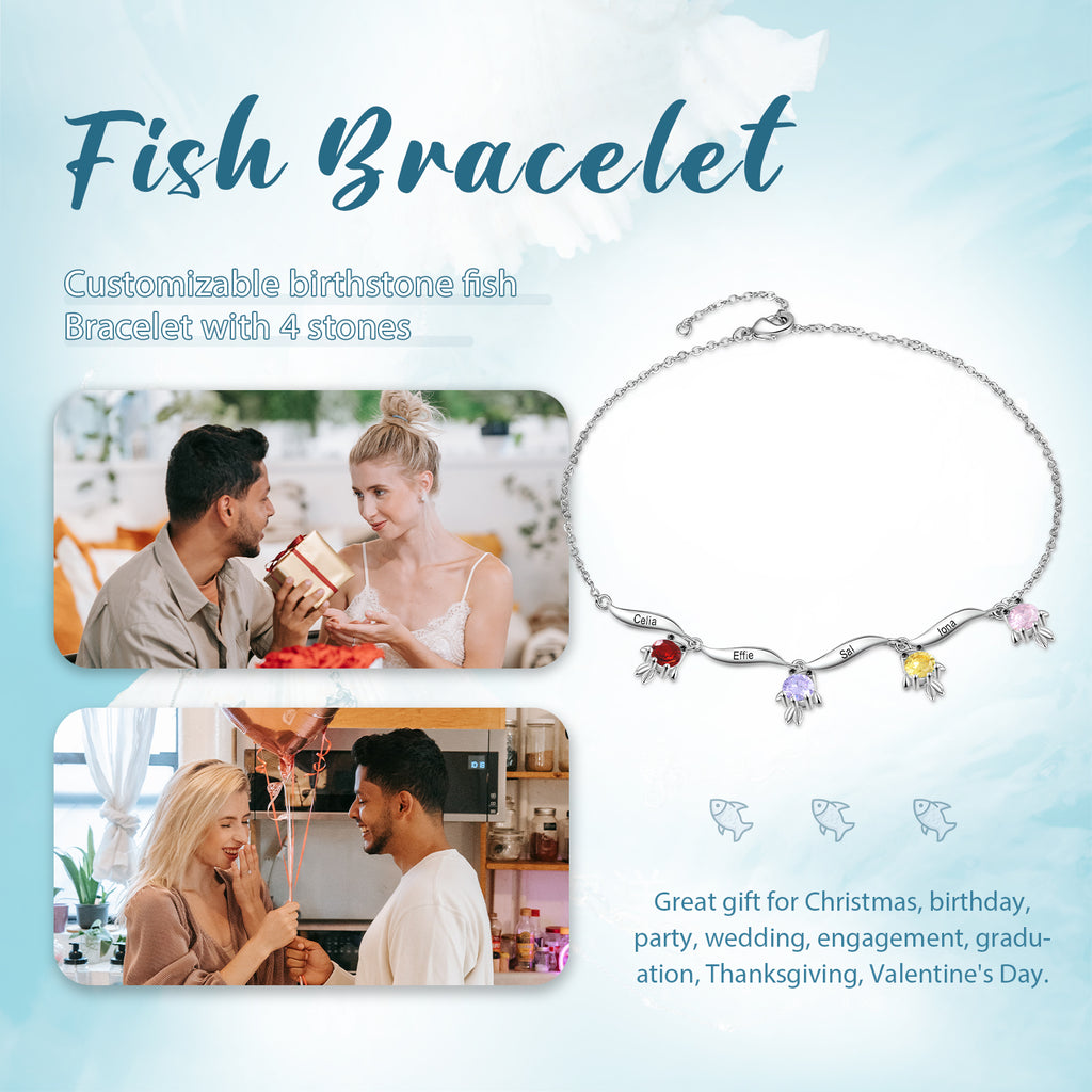 Custom Birthstone Bracelet