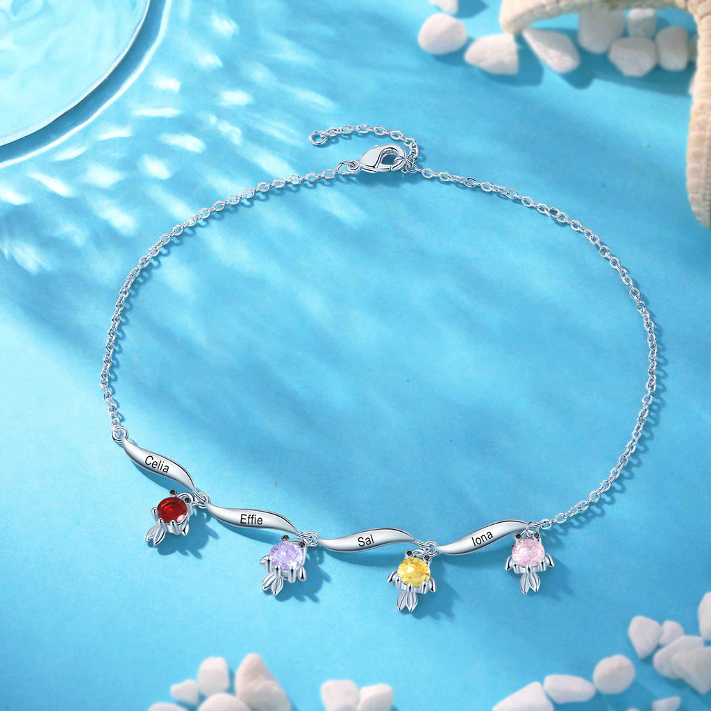 Custom Birthstone Bracelet