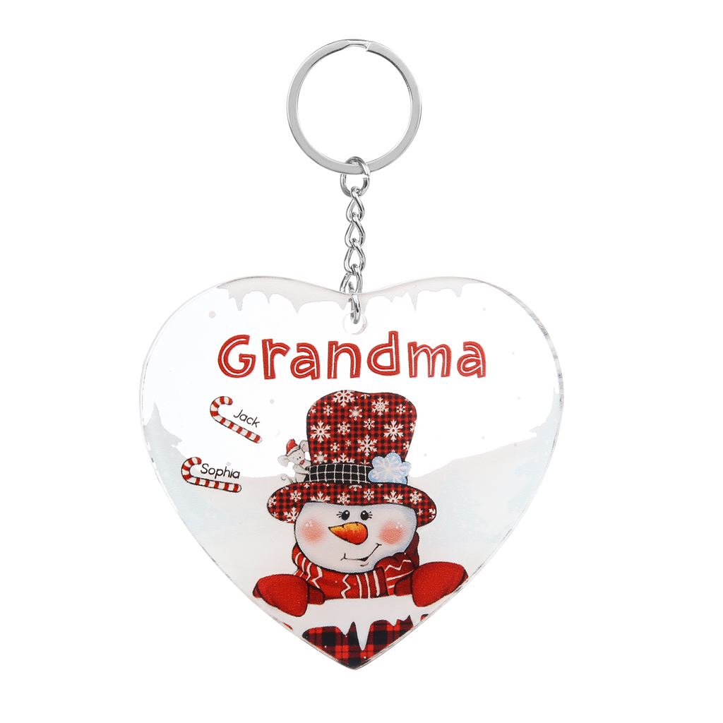 Christmas Decoration Custom Name  Keychain