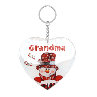 Christmas Decoration Custom Name  Keychain