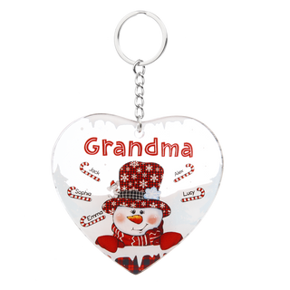 Christmas Decoration Custom Name  Keychain