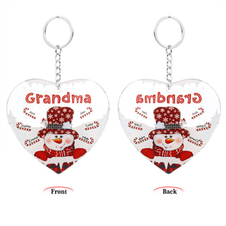Christmas Decoration Custom Name  Keychain