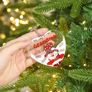 Christmas Decoration Custom Name  Keychain