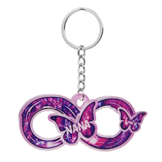 Custom Name Bow Keychain