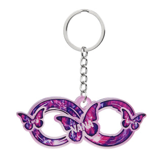 Custom Name Bow Keychain