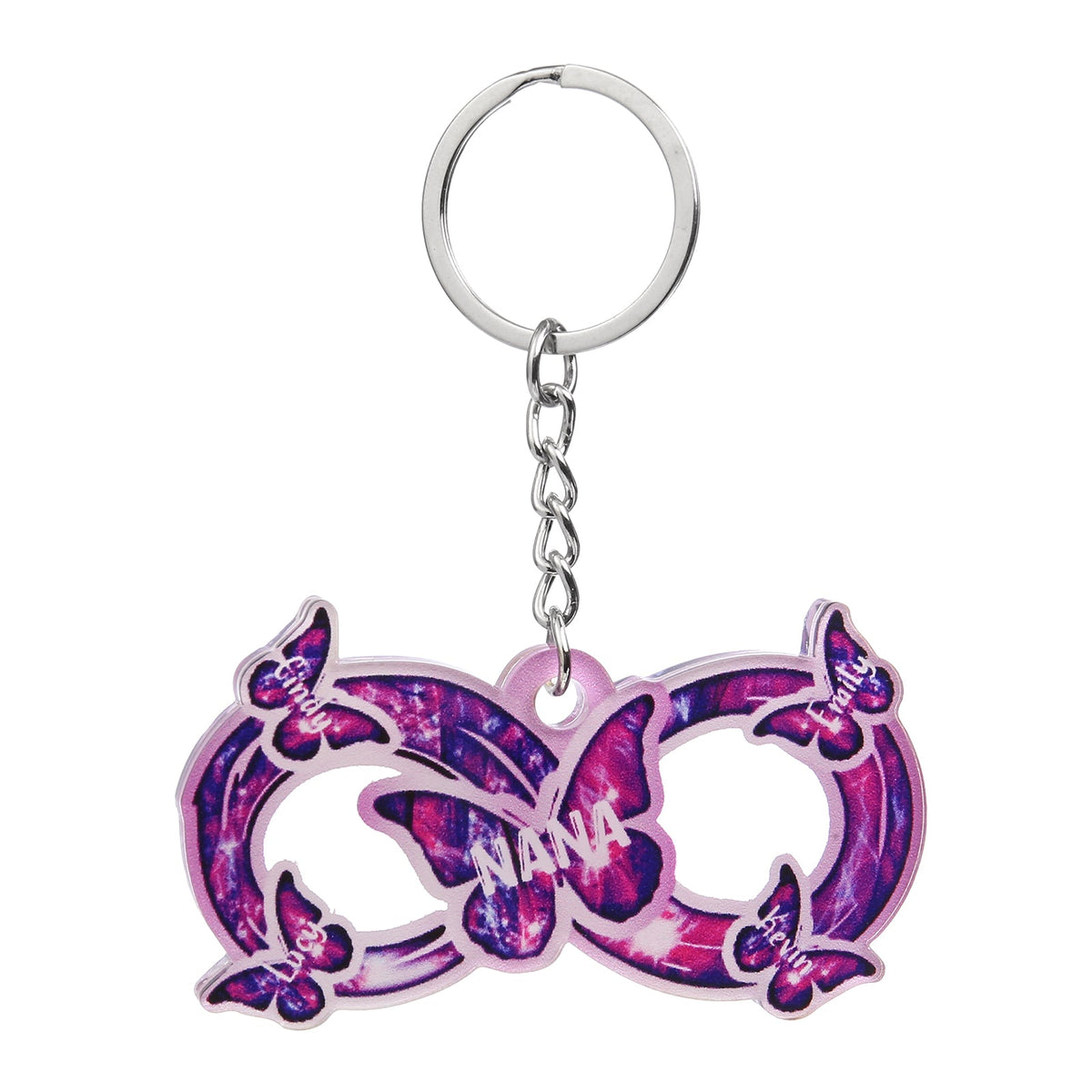 Custom Name Bow Keychain
