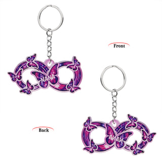 Custom Name Bow Keychain