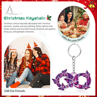 Custom Name Bow Keychain