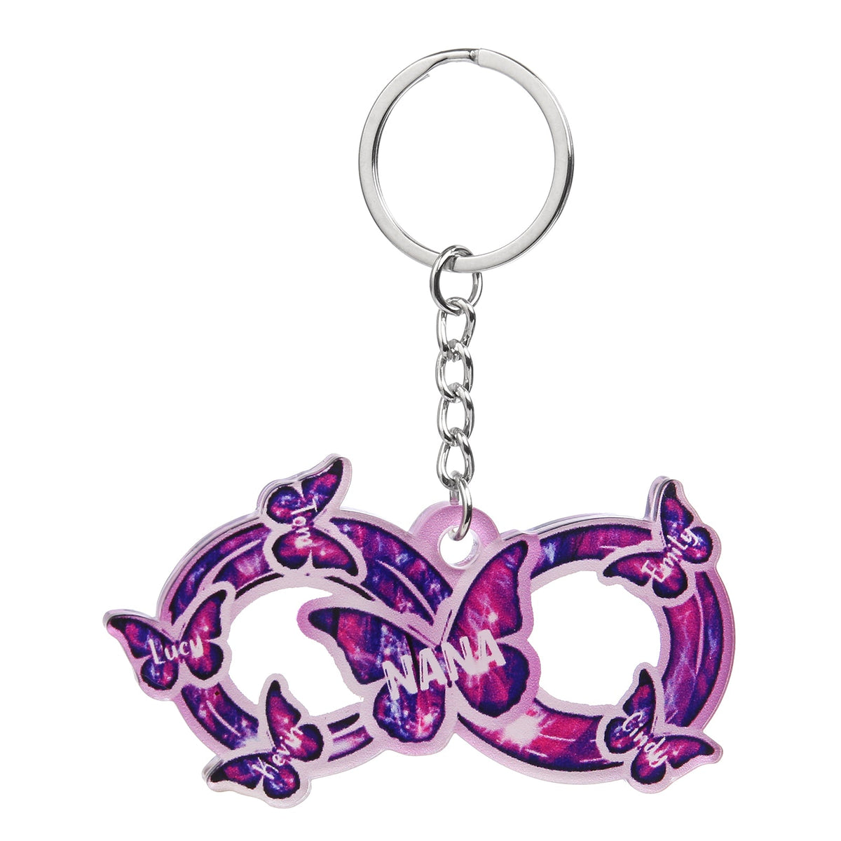 Custom Name Bow Keychain