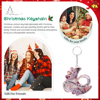 Custom Name Heart Moon Keychain