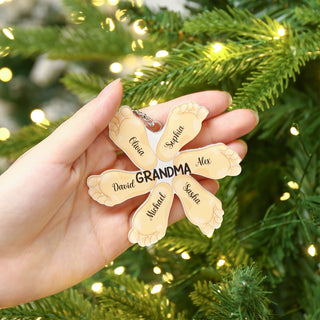 Christmas Decoration Custom Acrylic Name Sole Keychain