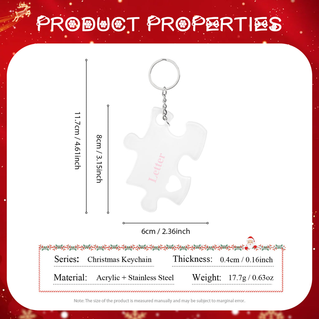 Christmas Decoration Custom Acrylic Keychain