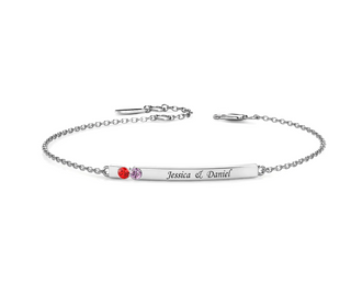 Custom Birthstone Bracelet