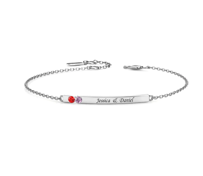Custom Birthstone Bracelet