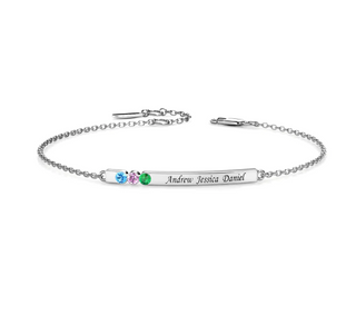 Custom Birthstone Bracelet